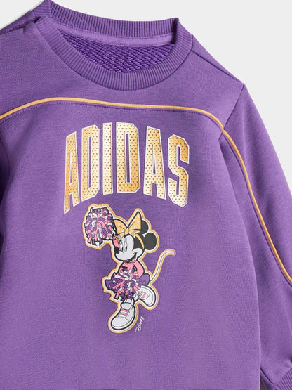 adidas Purple Disney Minnie Mouse  Sweatshirt and Legging Set image 5