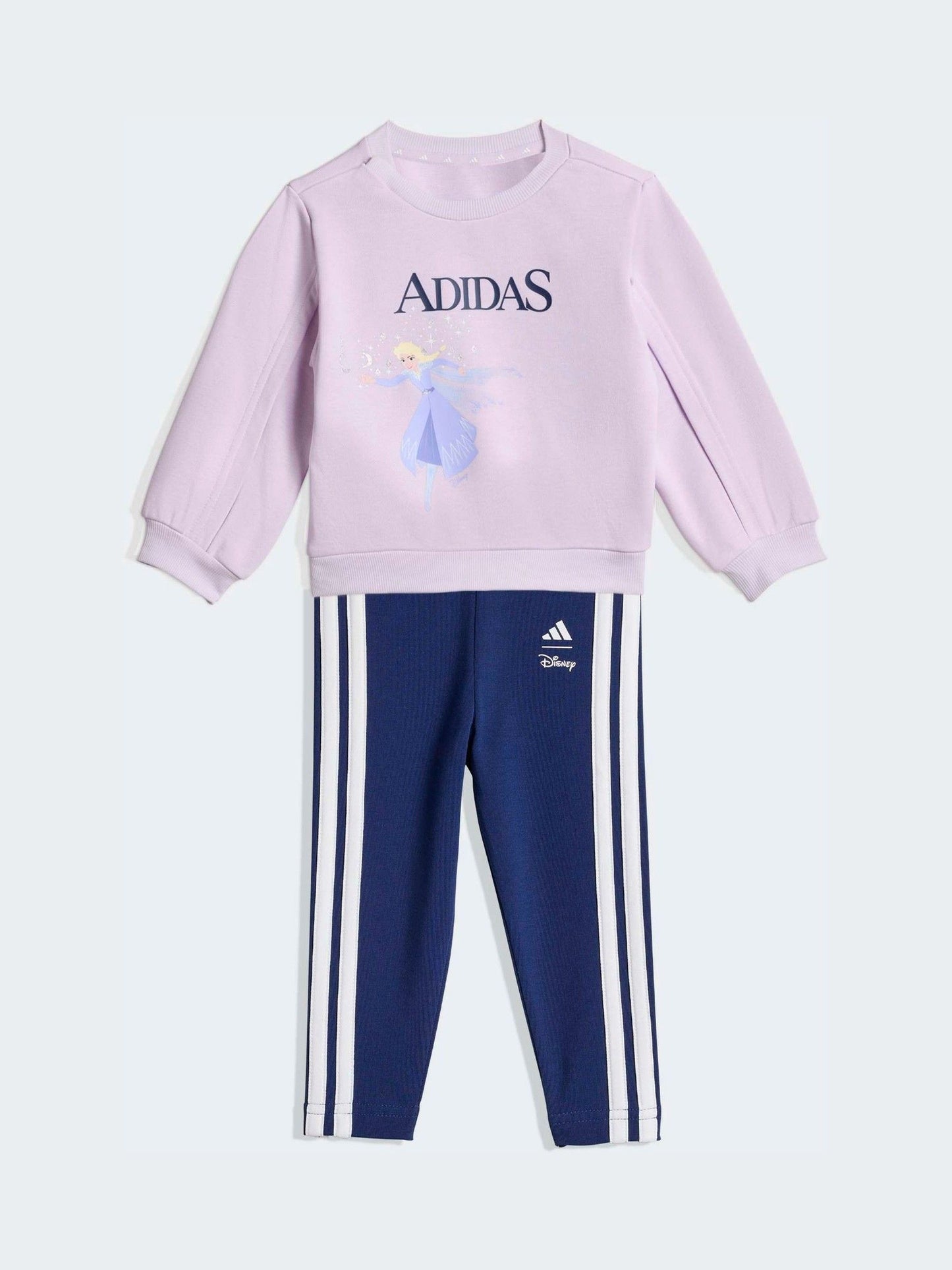 adidas Purple Purple Disney Frozen Sweatshirt and Leggings Infant Set image 2