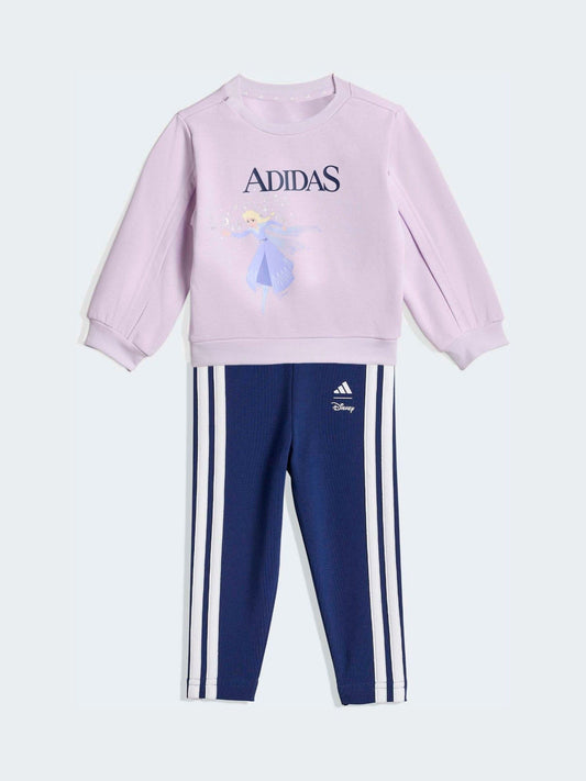 adidas Purple Purple Disney Frozen Sweatshirt and Leggings Infant Set image 2
