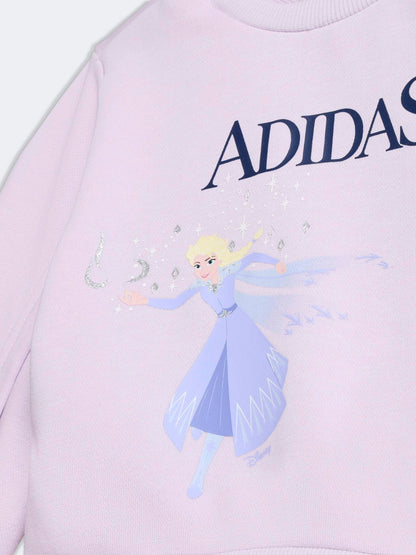 adidas Purple Purple Disney Frozen Sweatshirt and Leggings Infant Set image 7