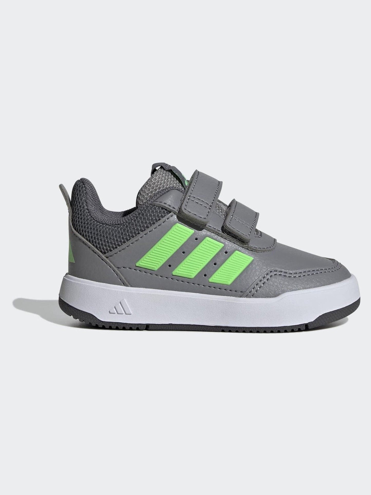 adidas Grey Hook and Loop Tensaur Sport 3.0 Infant Trainers image 1