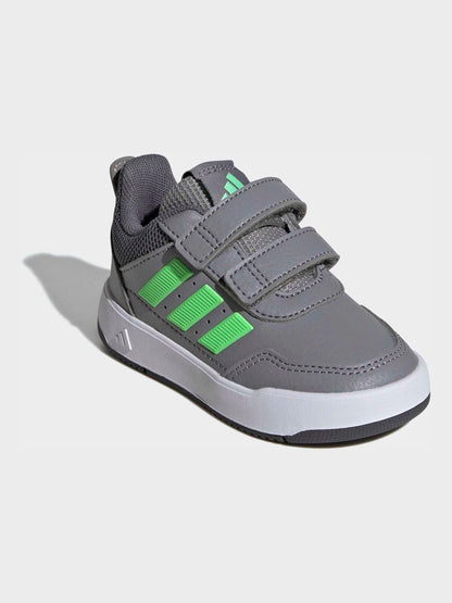 adidas Grey Hook and Loop Tensaur Sport 3.0 Infant Trainers image 2
