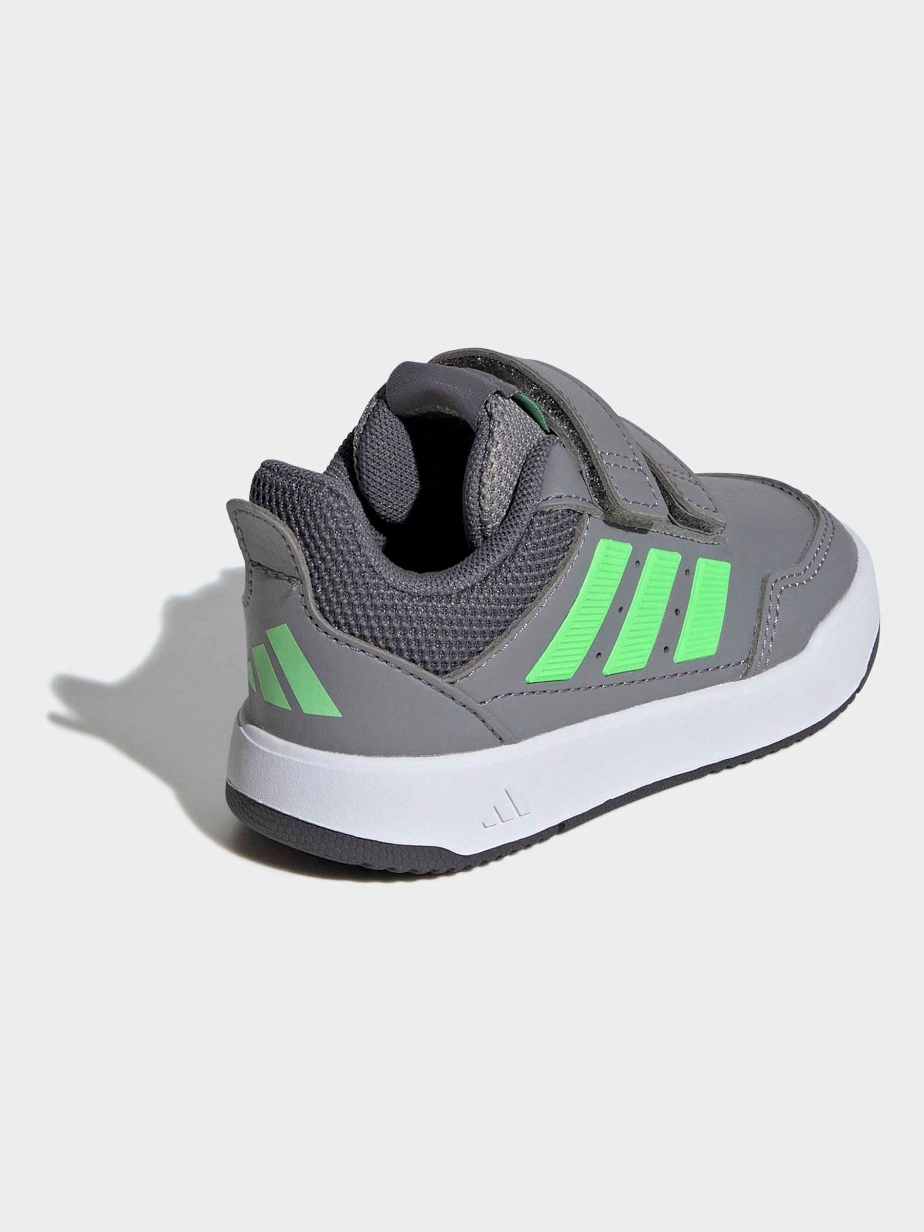 adidas Grey Hook and Loop Tensaur Sport 3.0 Infant Trainers image 4