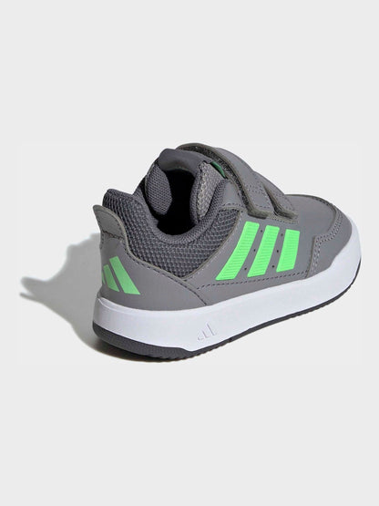 adidas Grey Hook and Loop Tensaur Sport 3.0 Infant Trainers image 4