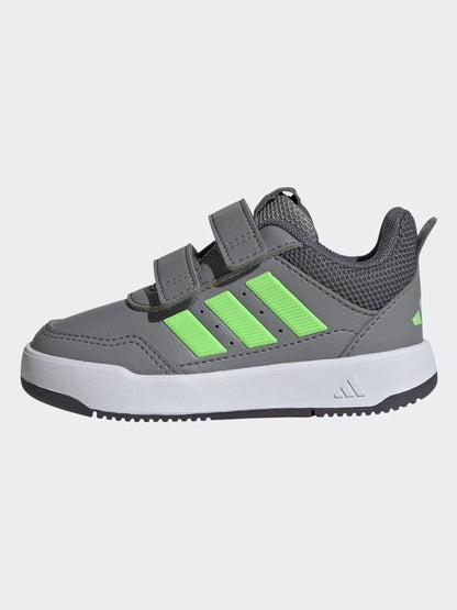 adidas Grey Hook and Loop Tensaur Sport 3.0 Infant Trainers image 6