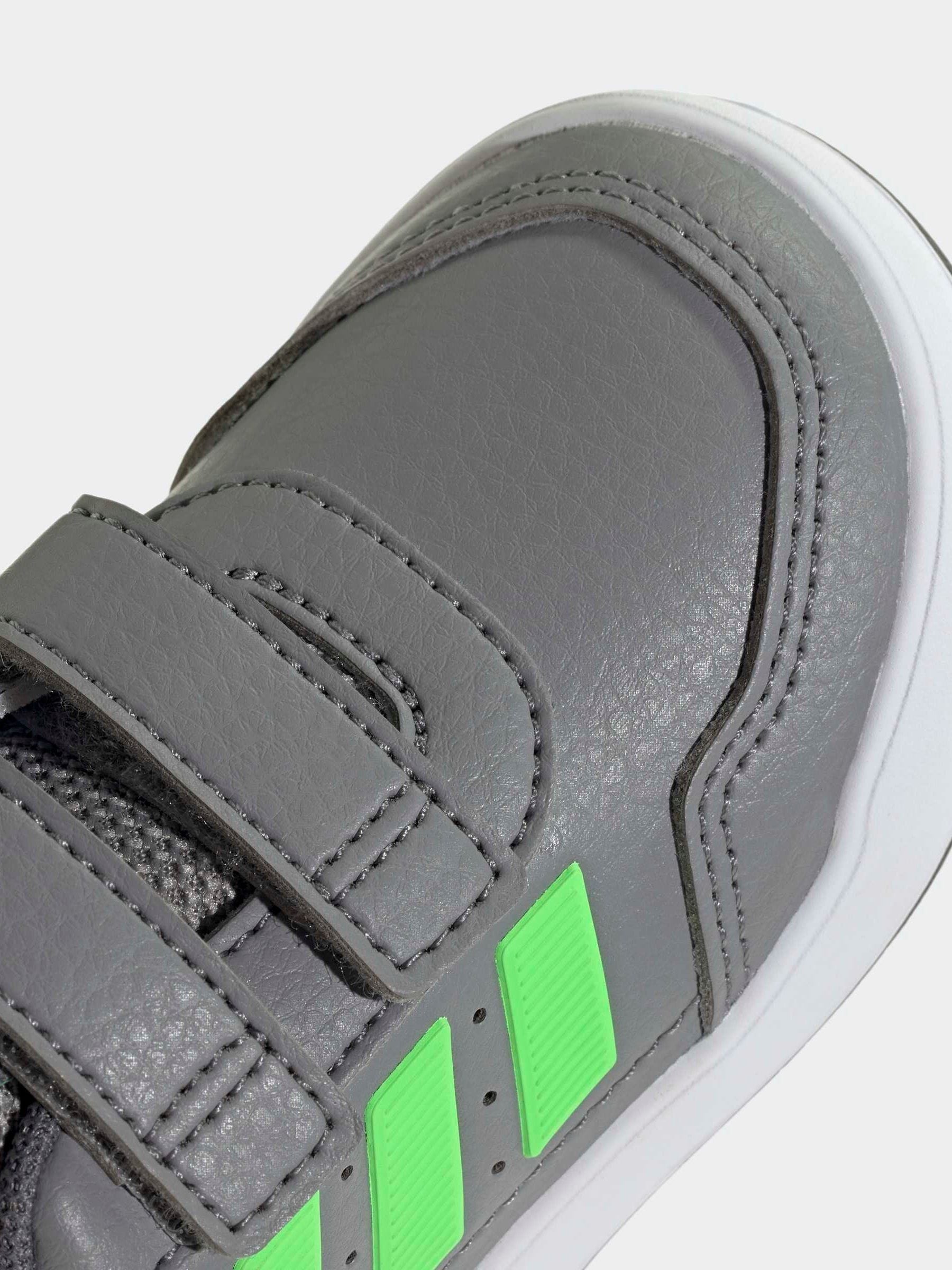 adidas Grey Hook and Loop Tensaur Sport 3.0 Infant Trainers image 9