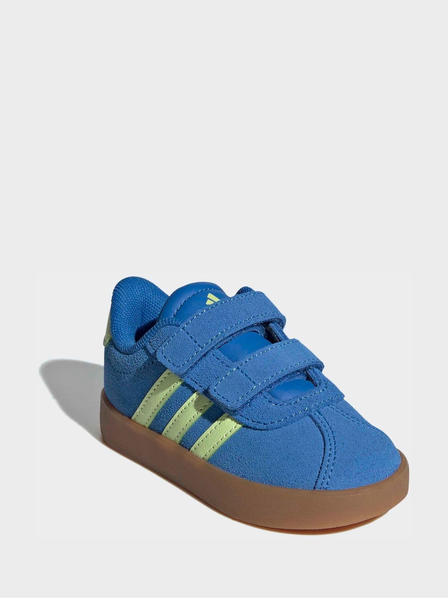 adidas Blue VL Court 3.0 Hook and Loop Infant Trainers image 3