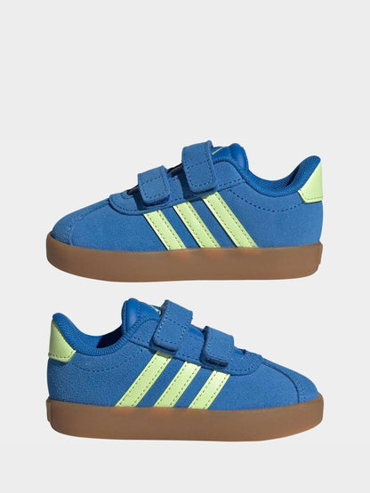 adidas Blue VL Court 3.0 Hook and Loop Infant Trainers image 5