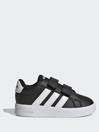 adidas Black Grand Court 3.0 Infant Trainers image 1