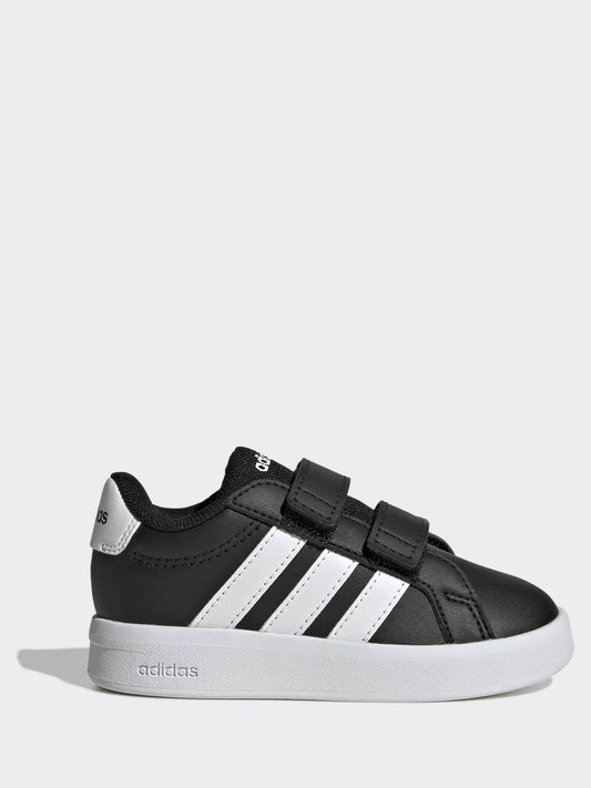 adidas Black Grand Court 3.0 Infant Trainers image 1