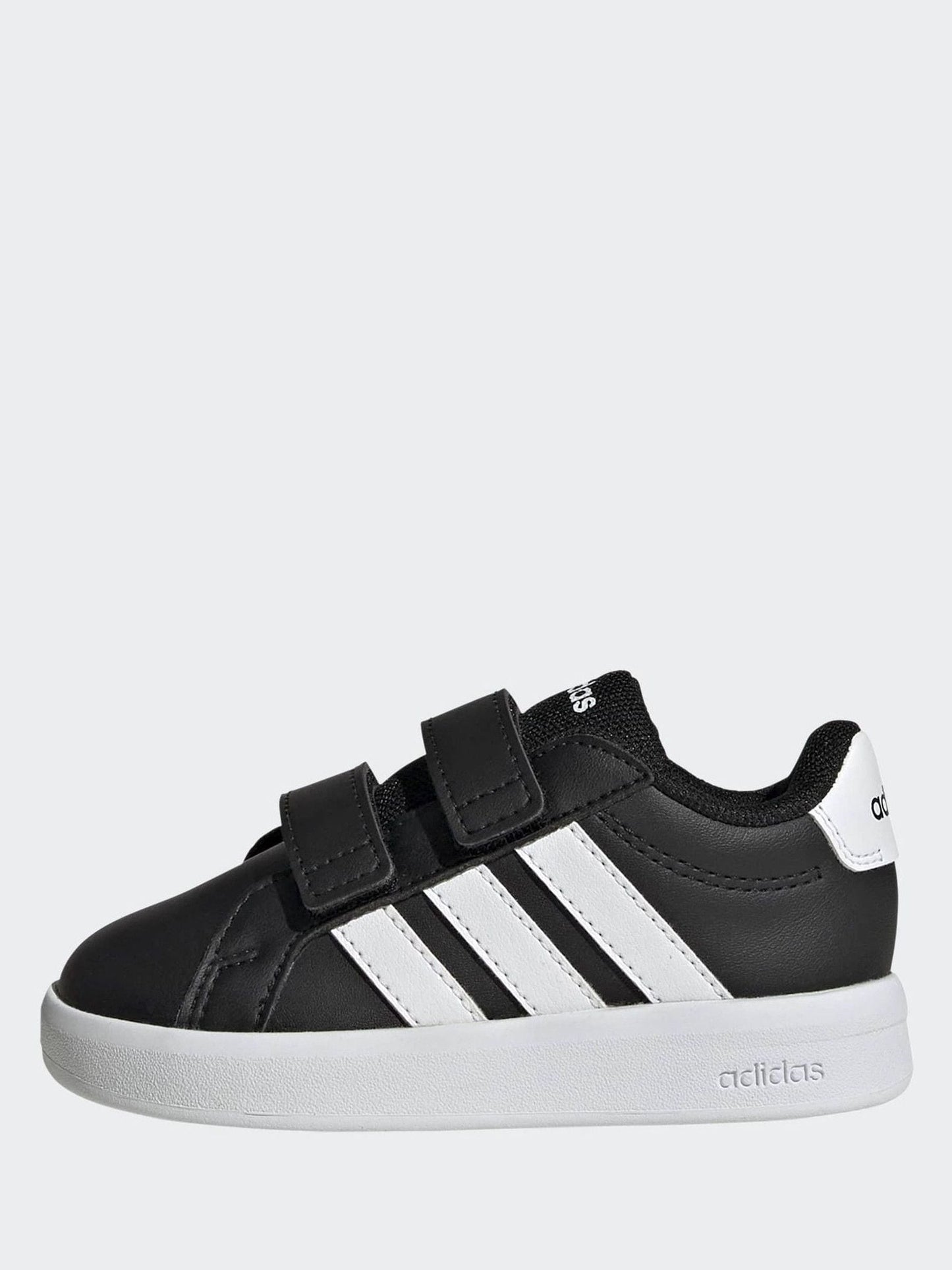 adidas Black Grand Court 3.0 Infant Trainers image 2
