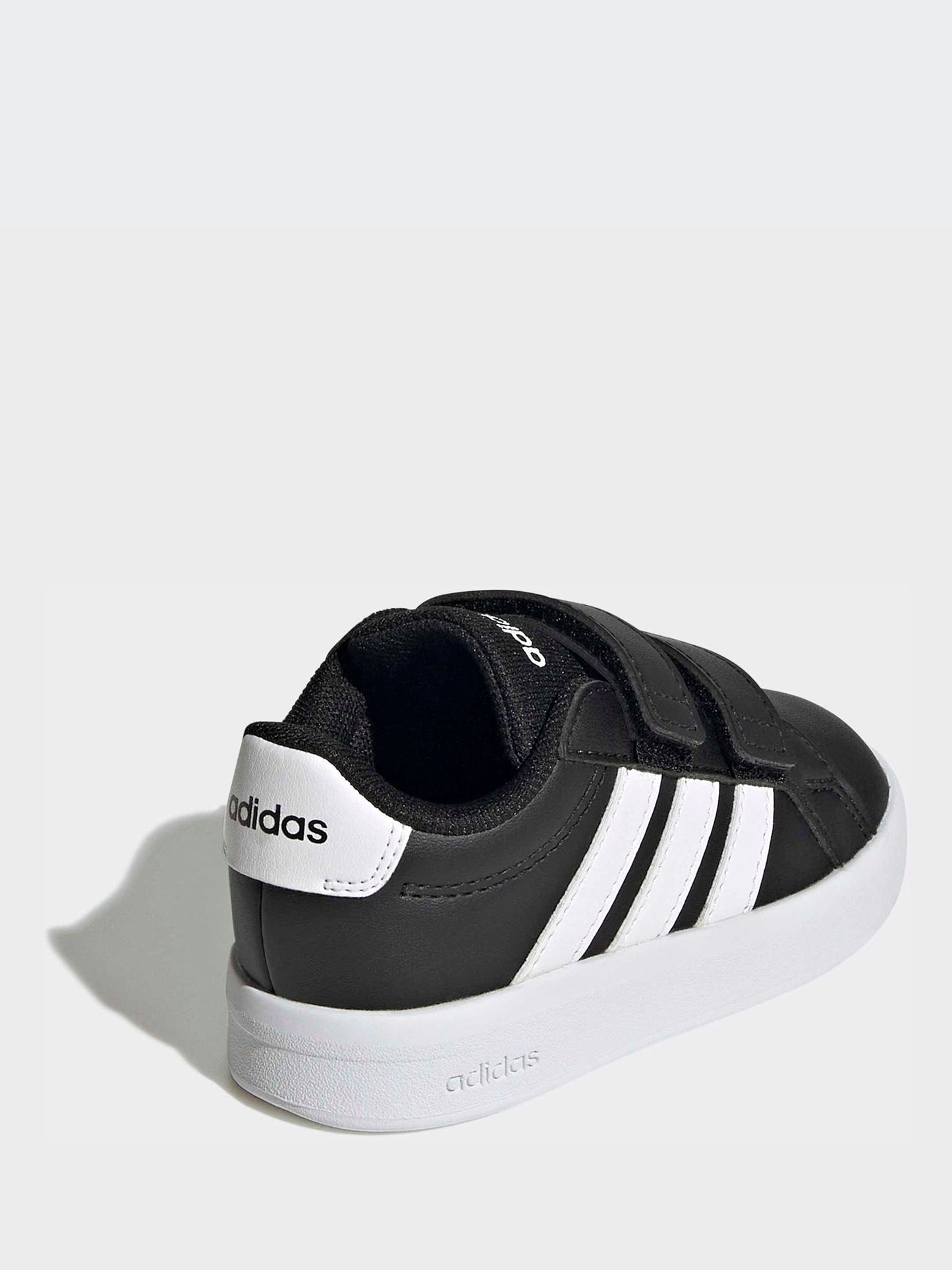 adidas Black Grand Court 3.0 Infant Trainers image 3