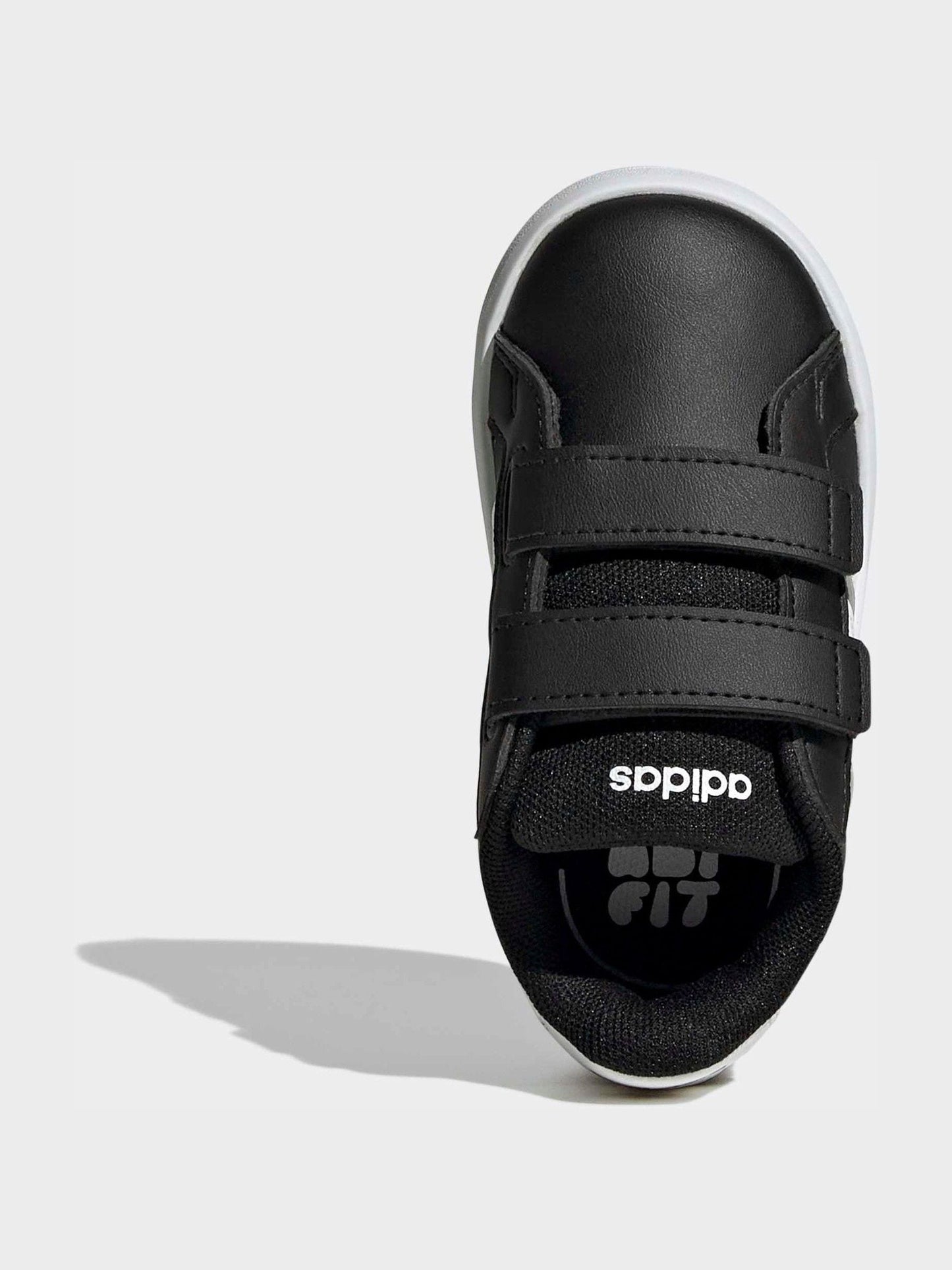 adidas Black Grand Court 3.0 Infant Trainers image 5