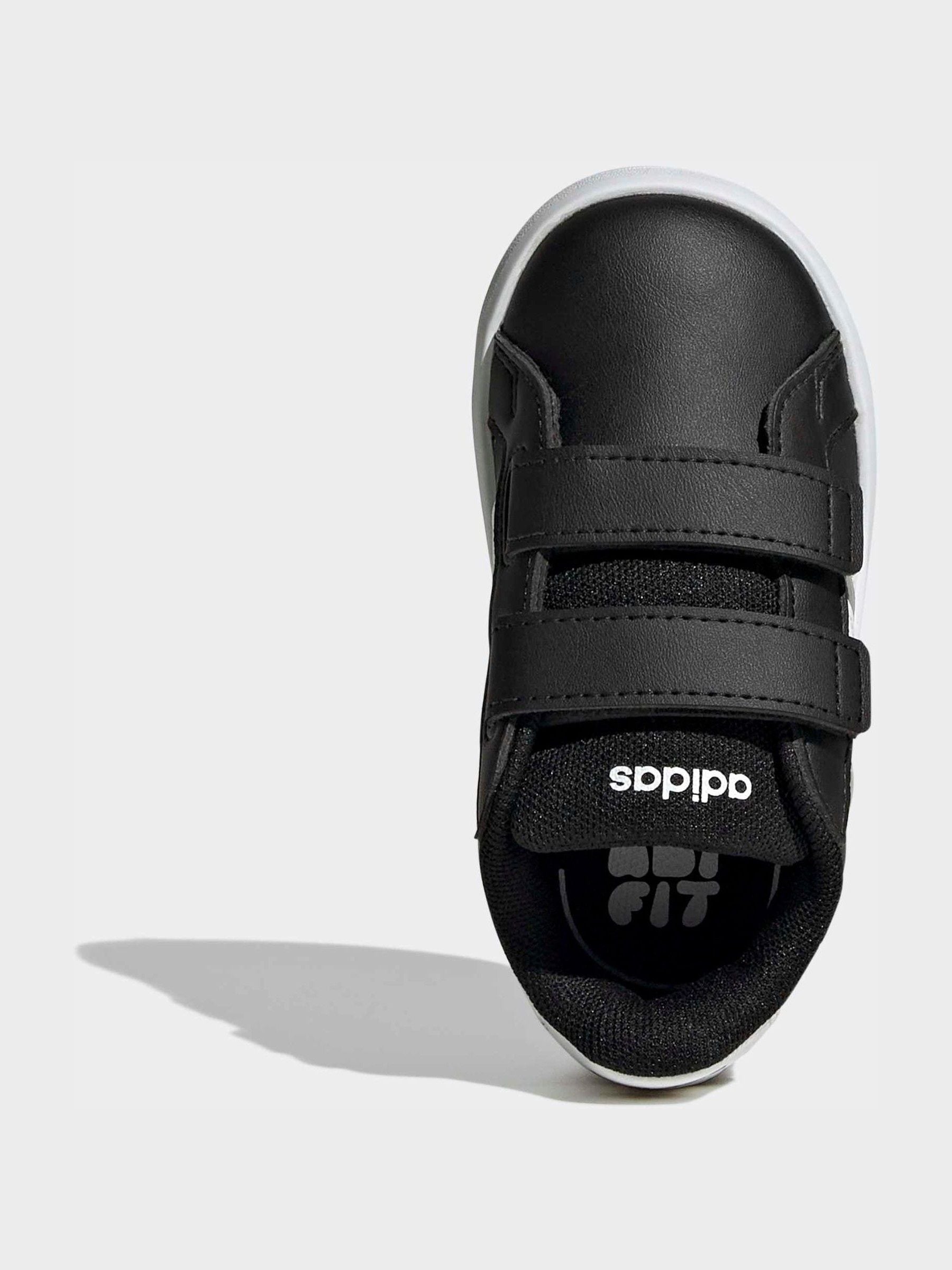 adidas Black Grand Court 3.0 Infant Trainers image 5