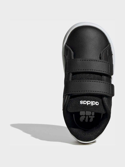 adidas Black Grand Court 3.0 Infant Trainers image 5
