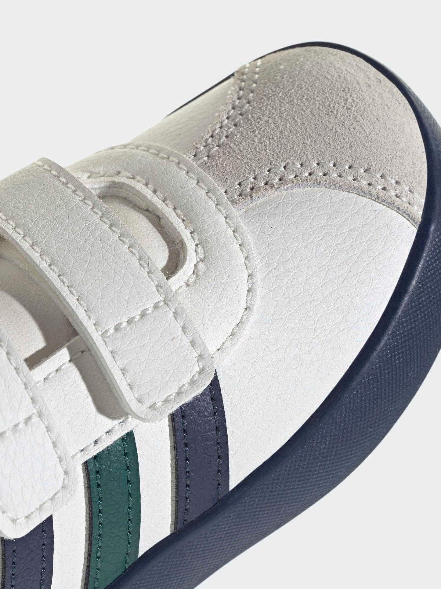 adidas White VL Court 3.0 Hook and Loop Infant Trainers image 9