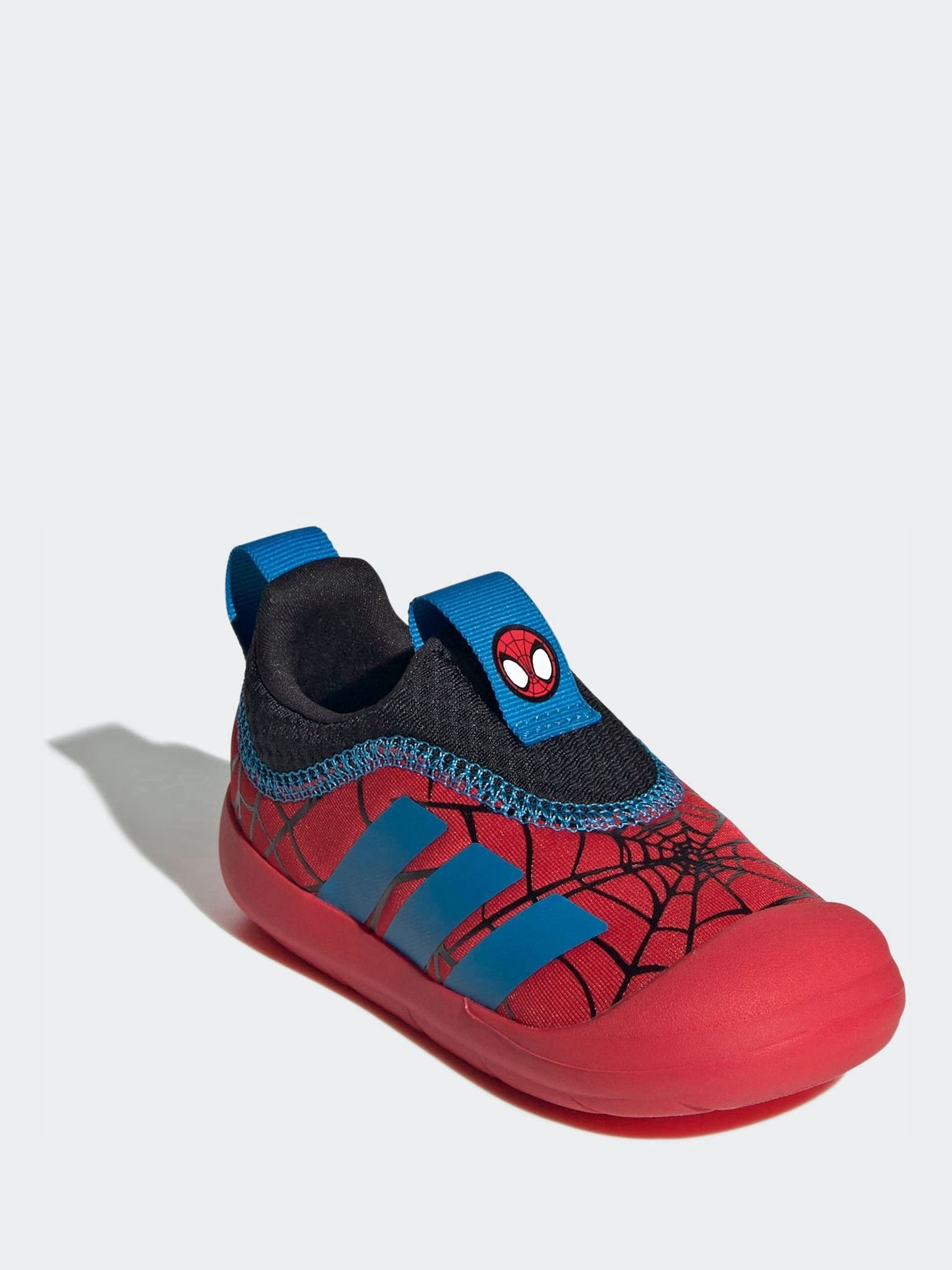adidas Red Marvel Spiderman Monofit Infant Trainers image 4