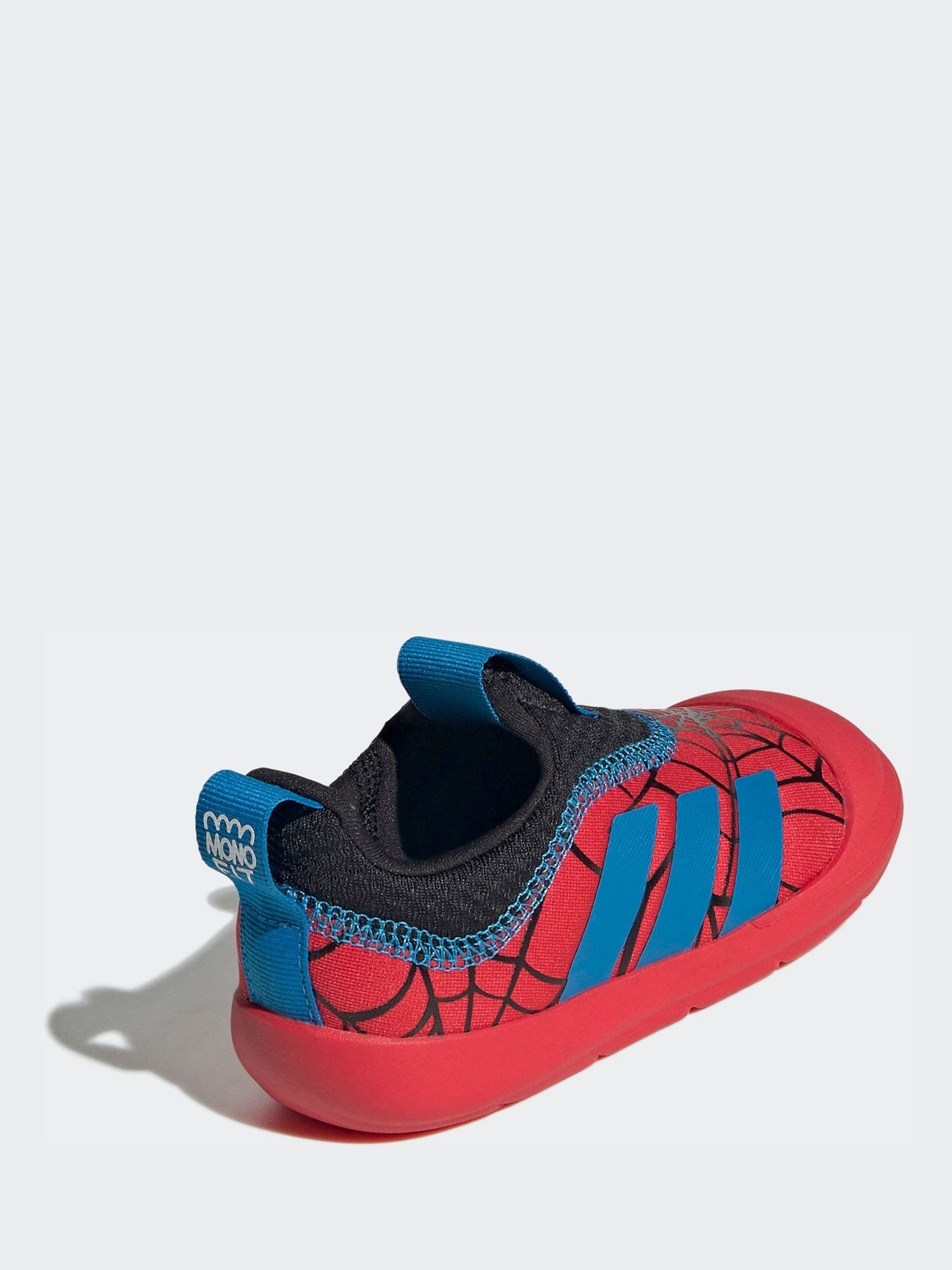 adidas Red Marvel Spiderman Monofit Infant Trainers image 5