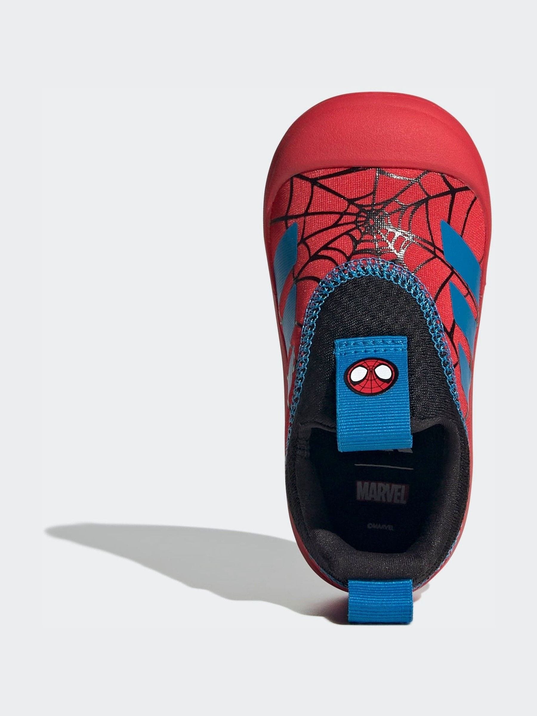 adidas Red Marvel Spiderman Monofit Infant Trainers image 7