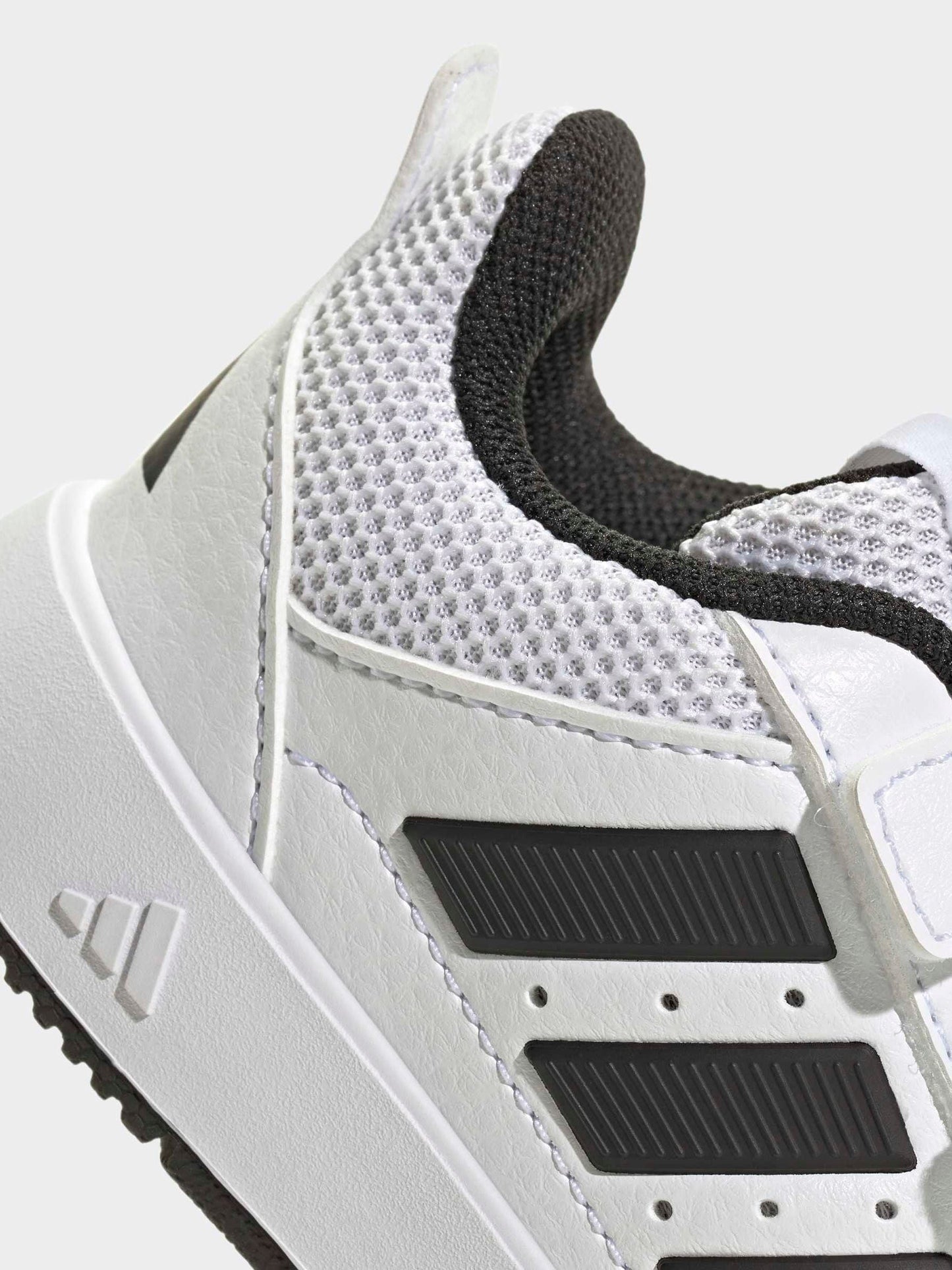 adidas White/Black Hook and Loop Tensaur Sport 3.0 Infant Trainers image 11