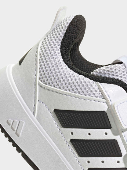 adidas White/Black Hook and Loop Tensaur Sport 3.0 Infant Trainers image 11