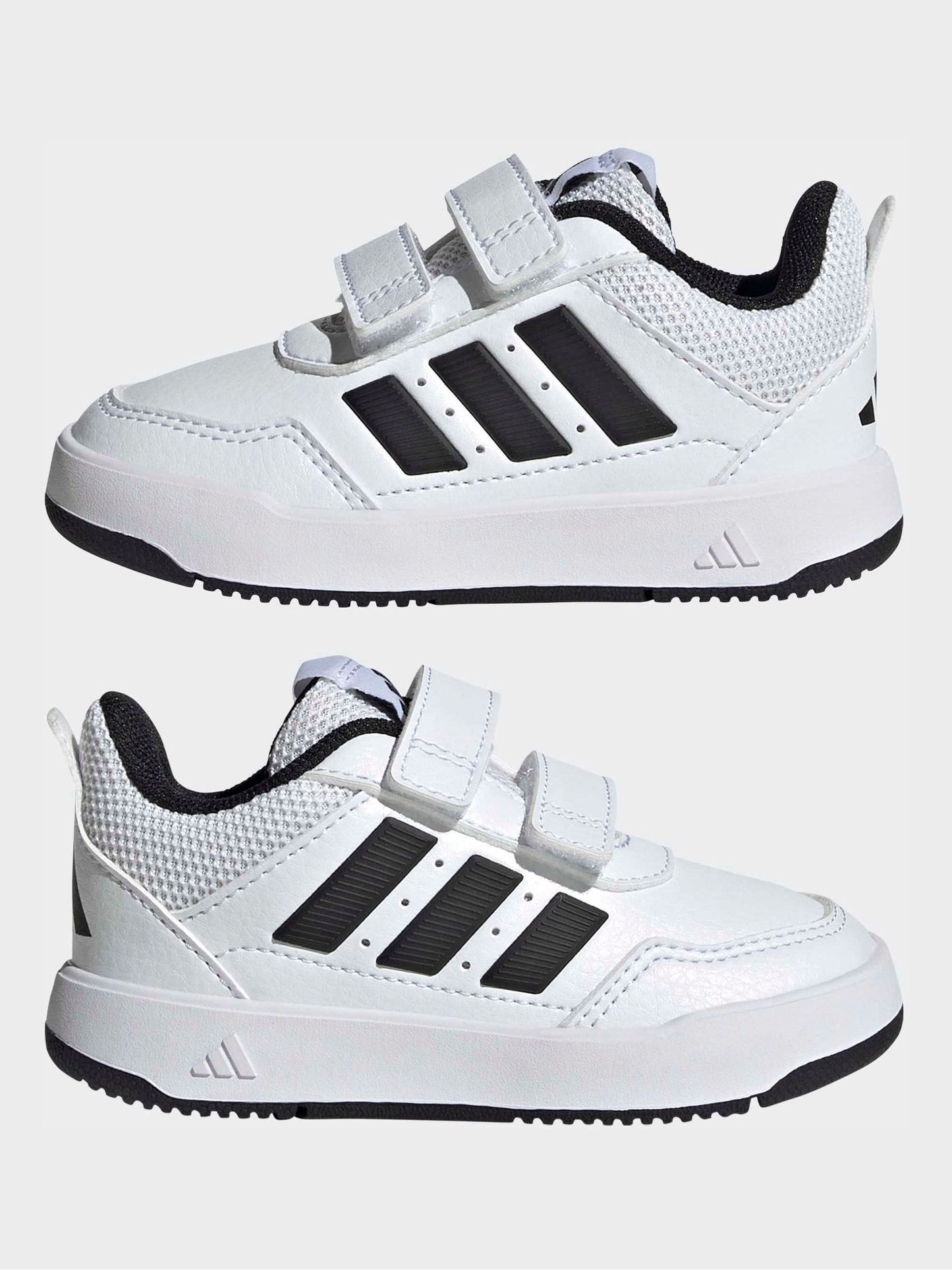adidas White/Black Hook and Loop Tensaur Sport 3.0 Infant Trainers image 5