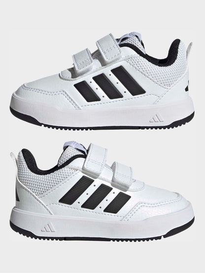 adidas White/Black Hook and Loop Tensaur Sport 3.0 Infant Trainers image 5