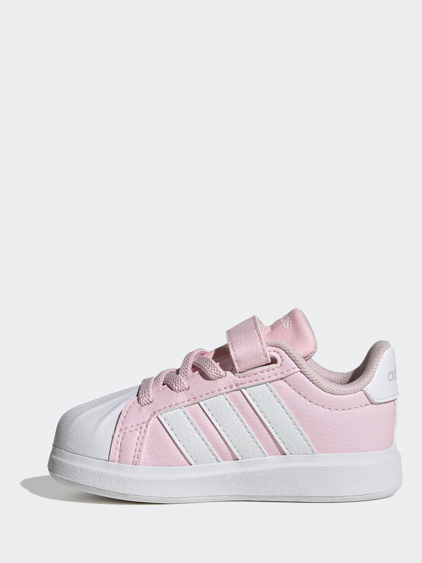 adidas Pink Street Talk Elastic Lace Infant Trainers image 2
