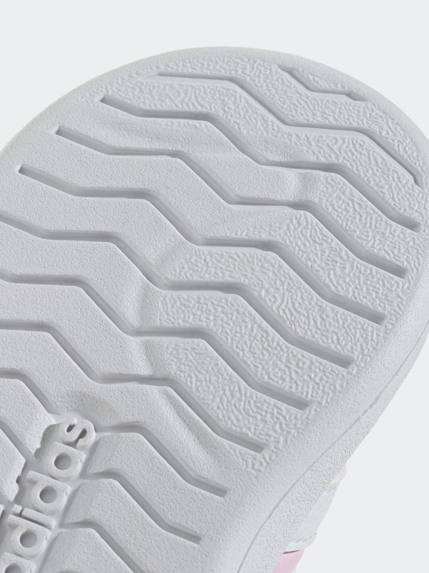 adidas Pink Street Talk Elastic Lace Infant Trainers image 9