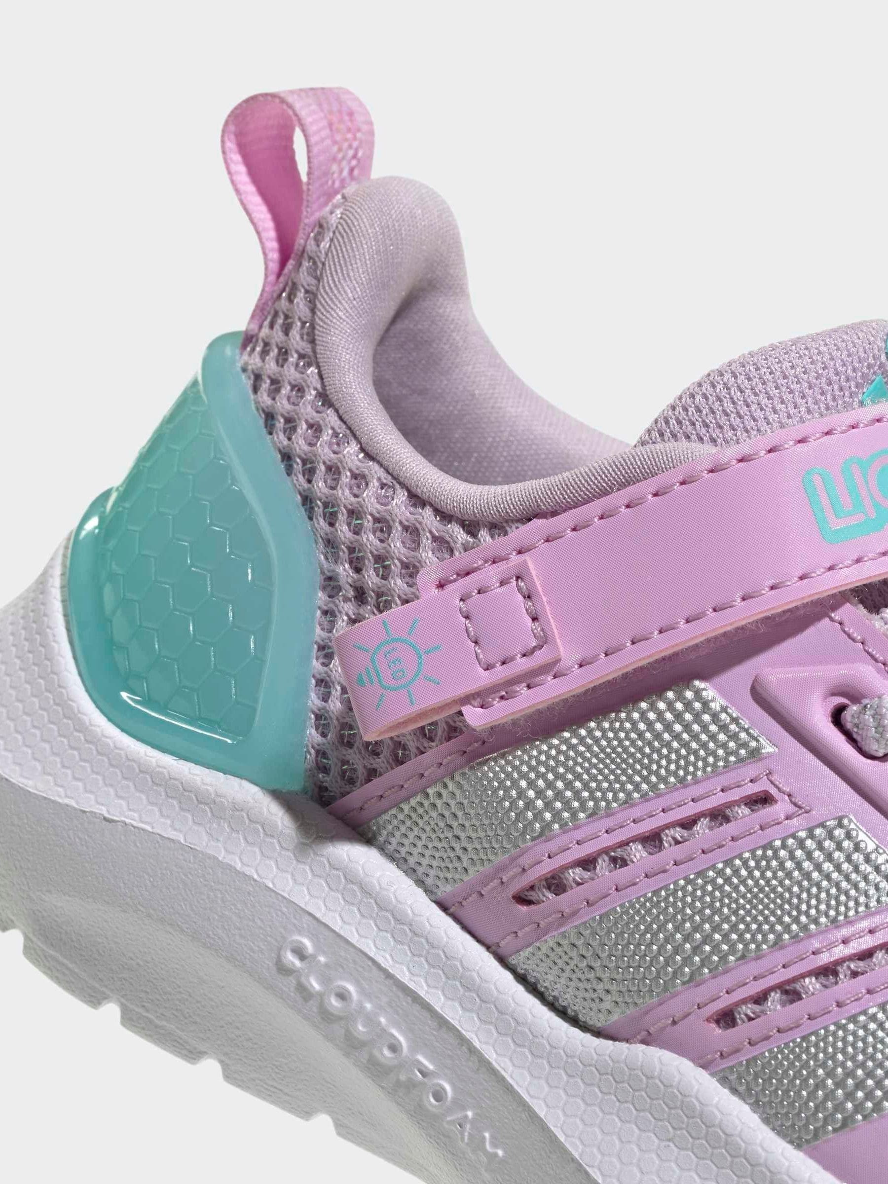 adidas Purple Lightorama Infant Trainers image 9