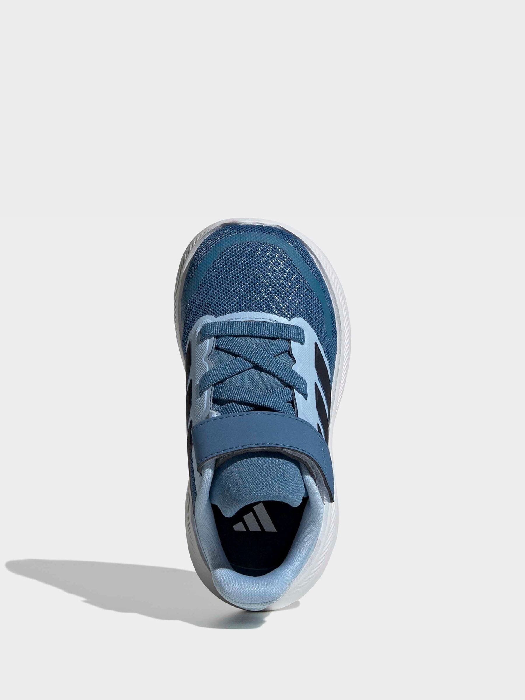 adidas Sky Blue Runfalcon 5 Hook and Loop Easy On Infant Trainers image 7