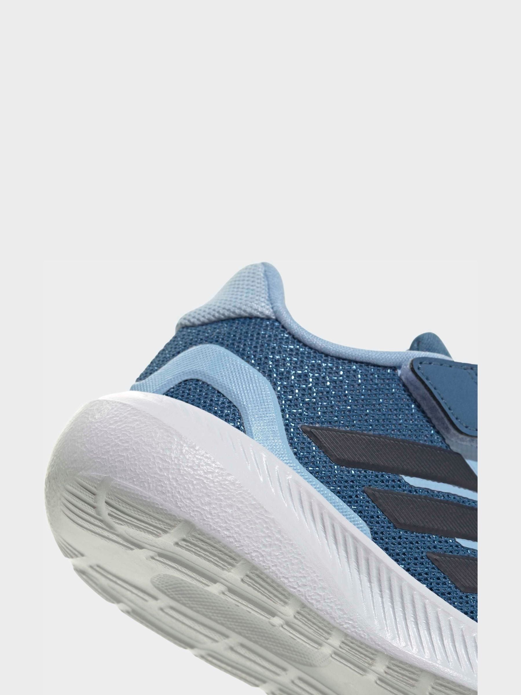 adidas Sky Blue Runfalcon 5 Hook and Loop Easy On Infant Trainers image 10