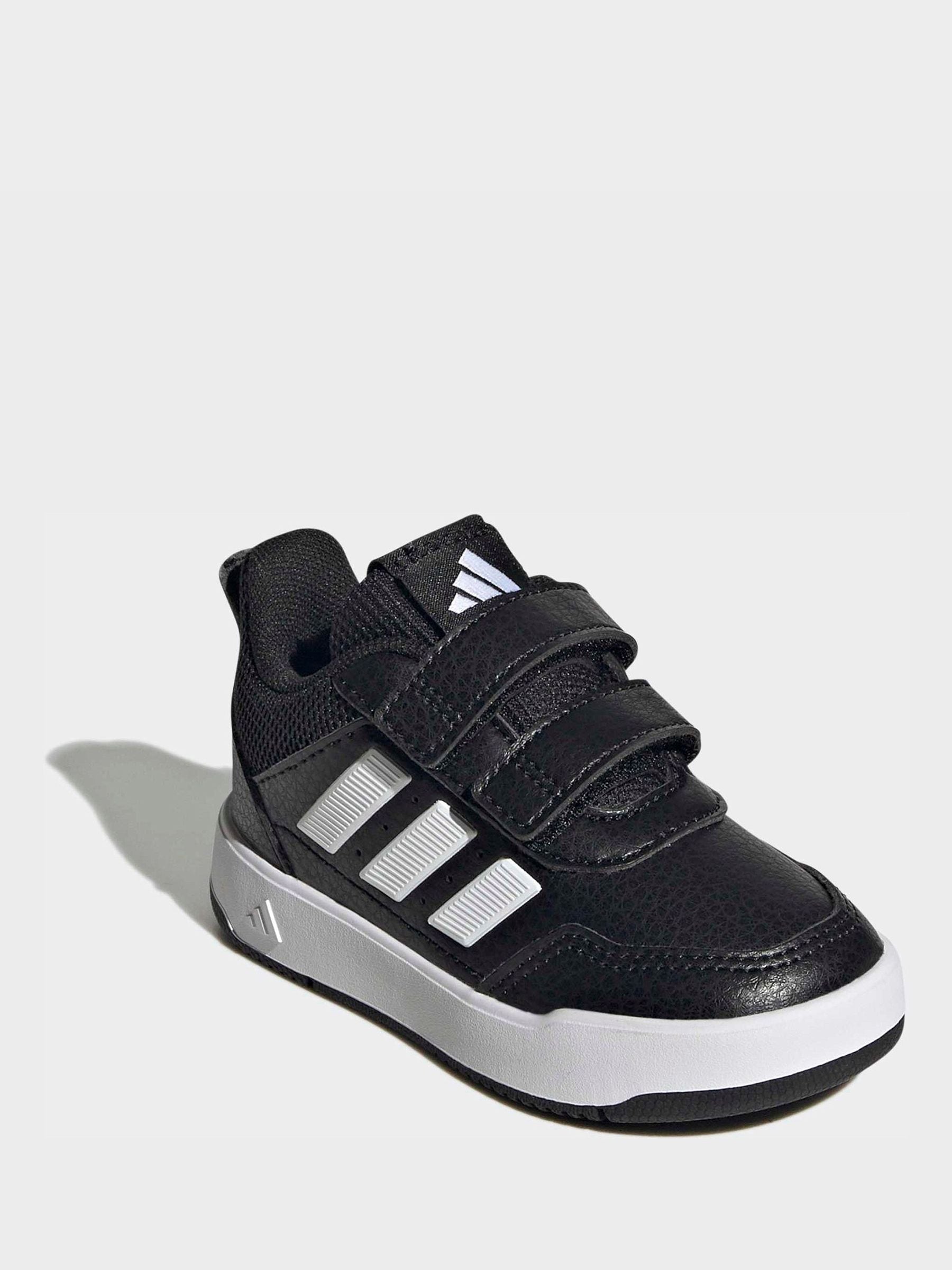 adidas Black/White Hook and Loop Tensaur Sport 3.0 Infant Trainers image 1