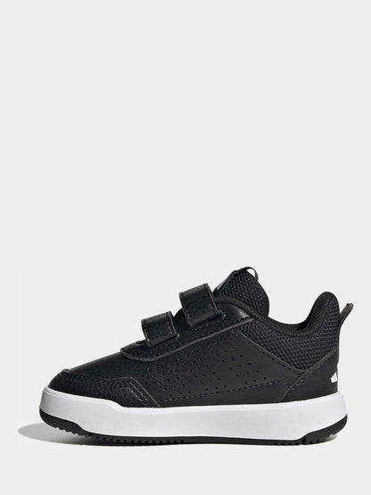 adidas Black/White Hook and Loop Tensaur Sport 3.0 Infant Trainers image 11