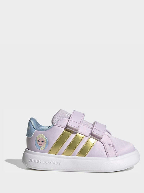 adidas Purple Disney Frozen Grand Court 3.0 Infant Trainers image 1