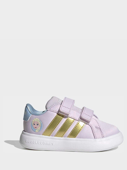 adidas Purple Disney Frozen Grand Court 3.0 Infant Trainers image 1