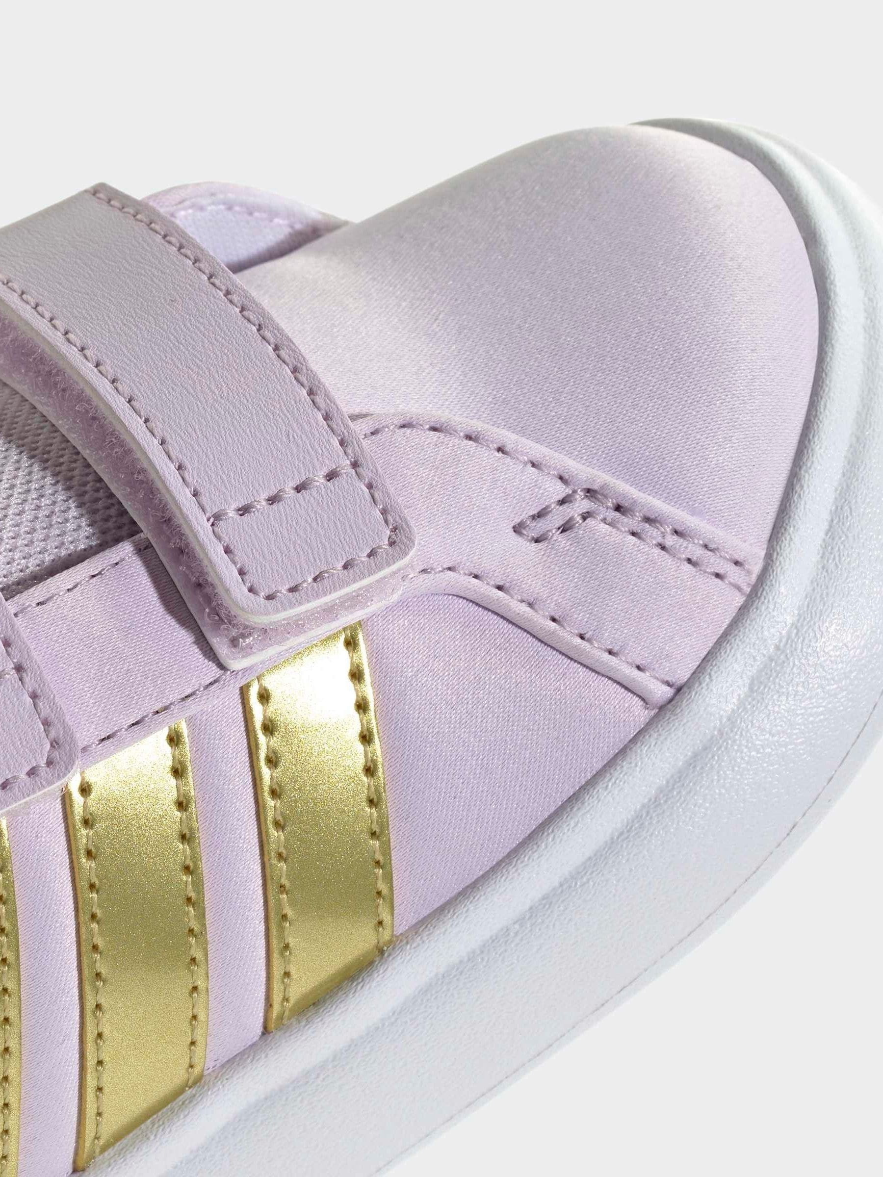 adidas Purple Disney Frozen Grand Court 3.0 Infant Trainers image 10