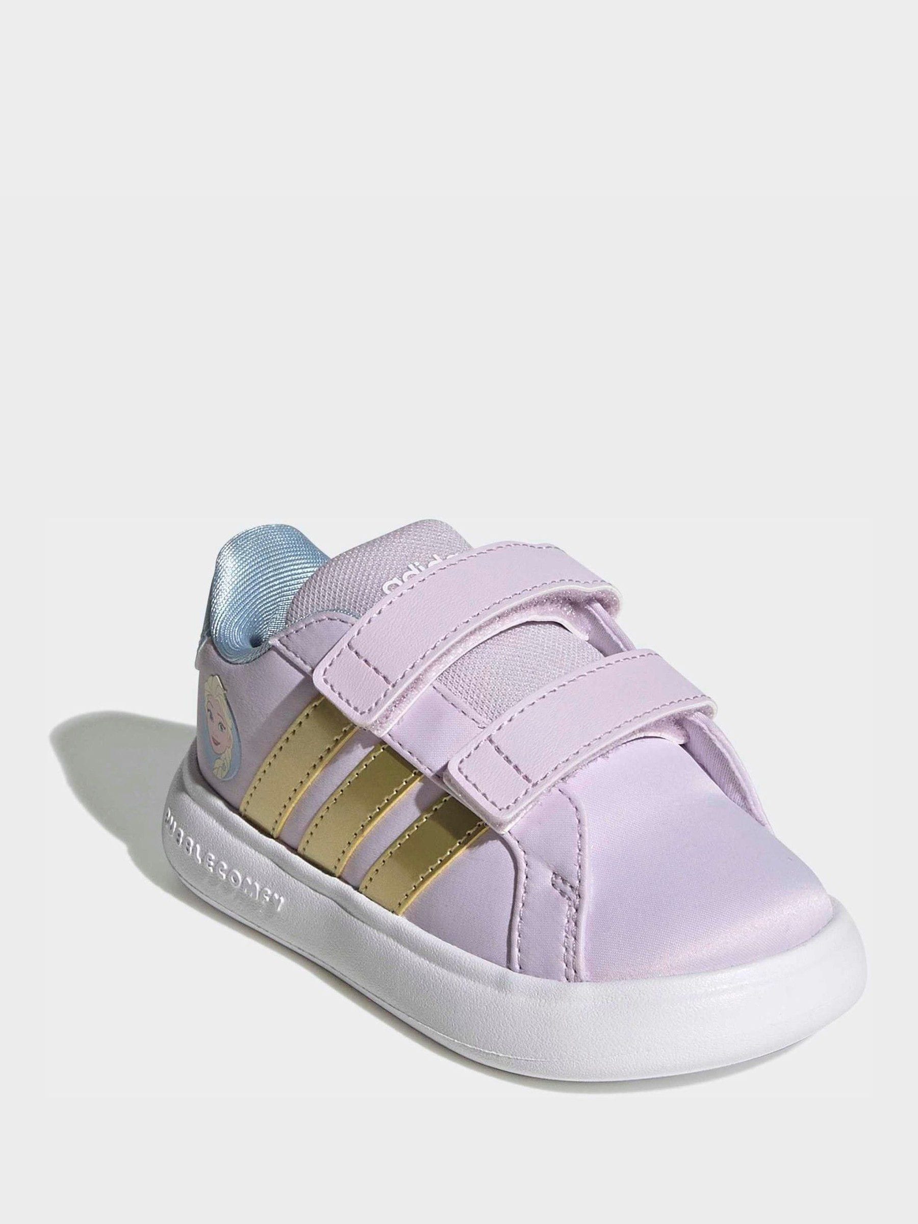 adidas Purple Disney Frozen Grand Court 3.0 Infant Trainers image 3