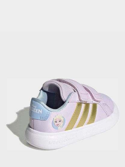adidas Purple Disney Frozen Grand Court 3.0 Infant Trainers image 4