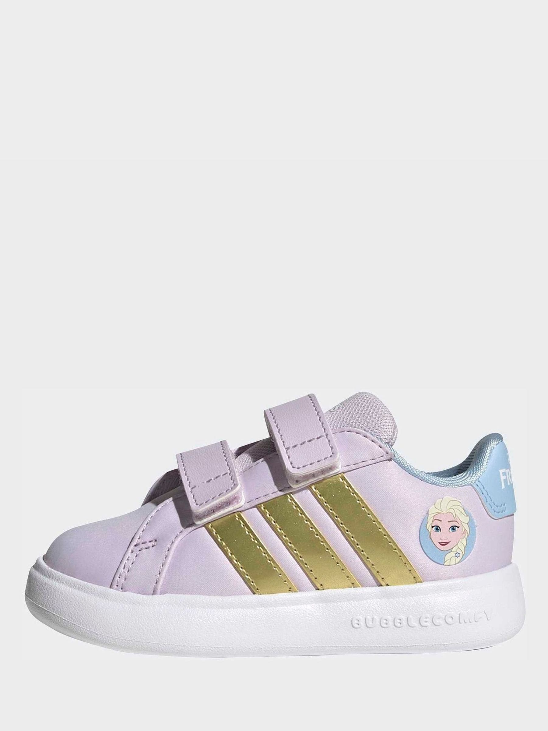 adidas Purple Disney Frozen Grand Court 3.0 Infant Trainers image 5
