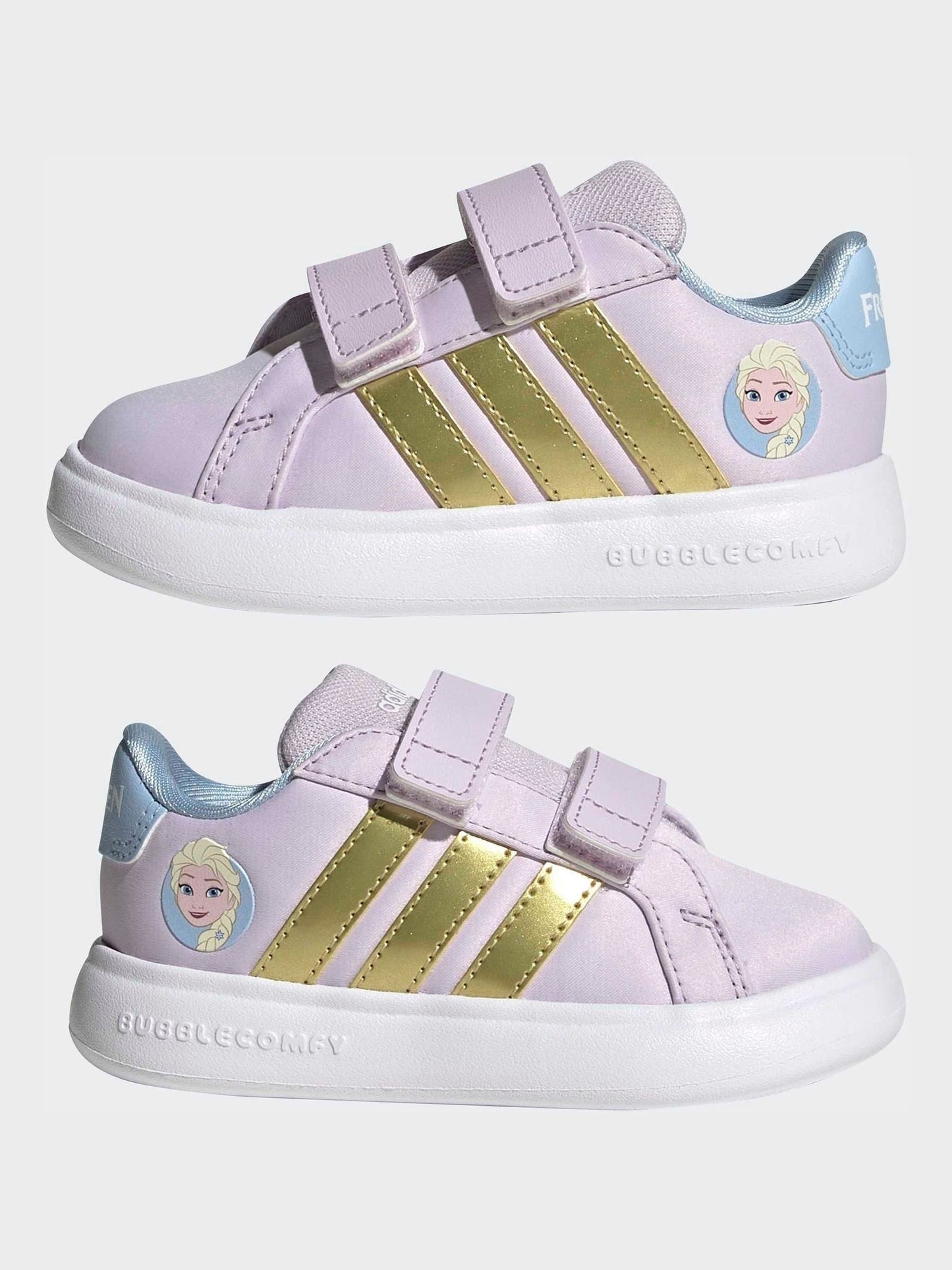 adidas Purple Disney Frozen Grand Court 3.0 Infant Trainers image 6