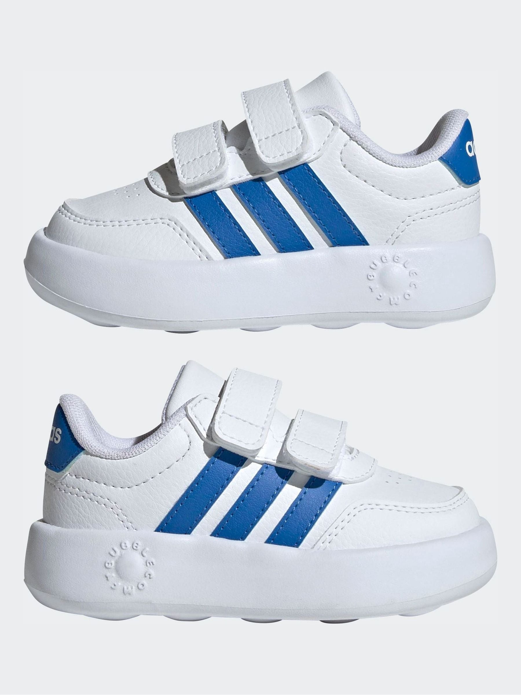 adidas White Breaknet 3.0 Infant Trainers image 10