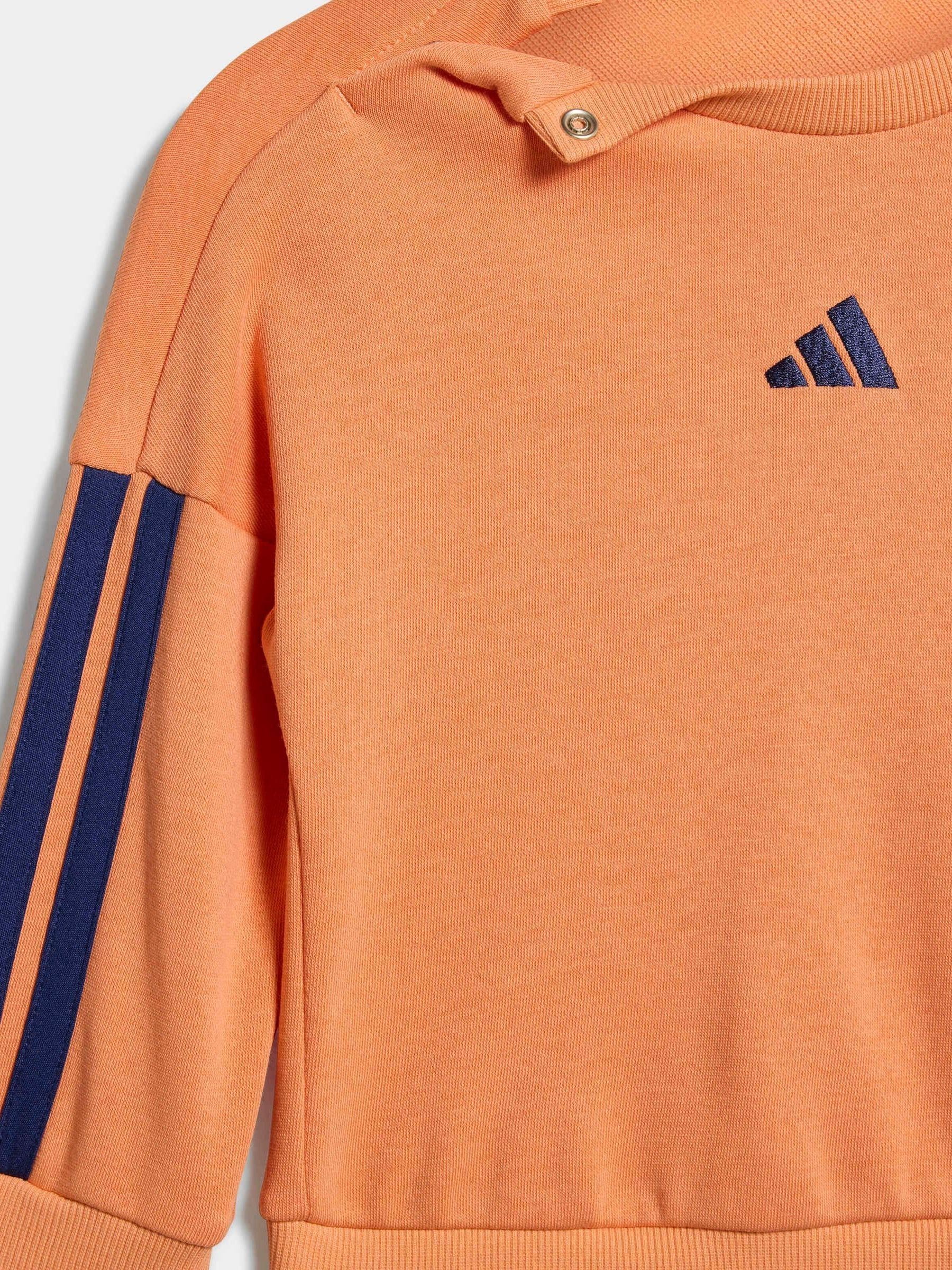 adidas Orange Essentials Infant Kids Joggers Set image 5