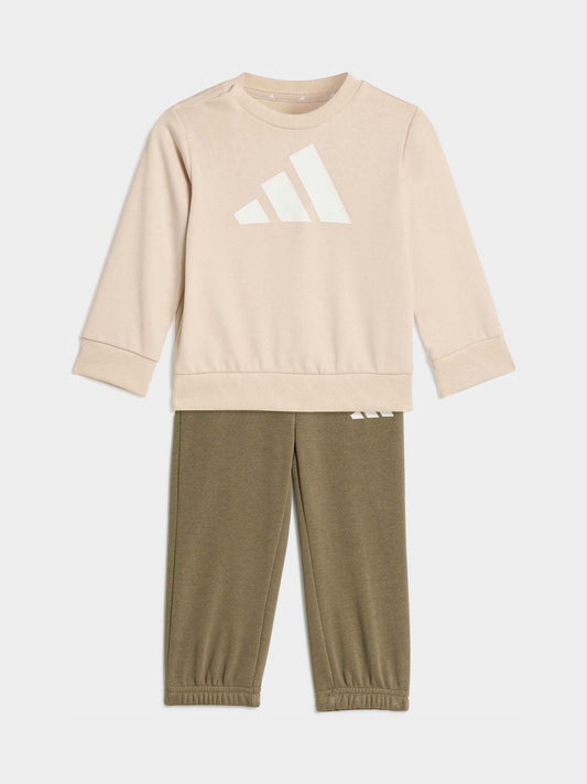 adidas Brown Essentials Infant Kids  Sweatshirt & Joggers Set image 1
