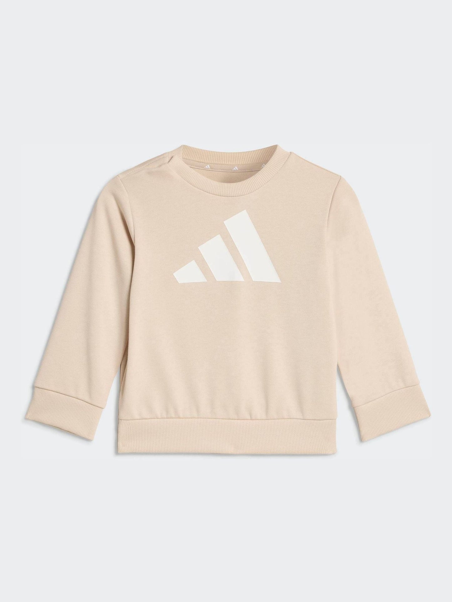 adidas Brown Essentials Infant Kids  Sweatshirt & Joggers Set image 2