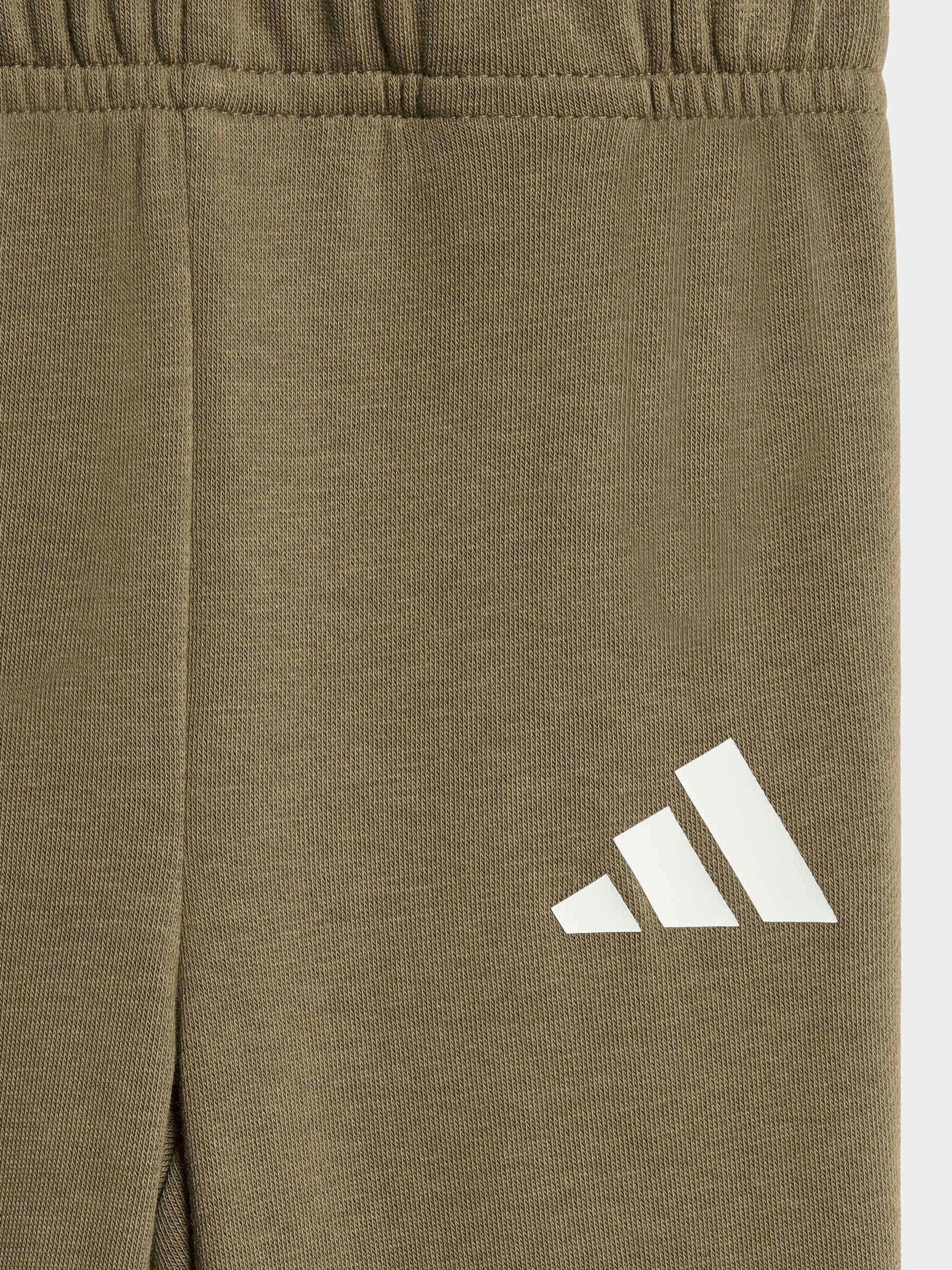 adidas Brown Essentials Infant Kids  Sweatshirt & Joggers Set image 6
