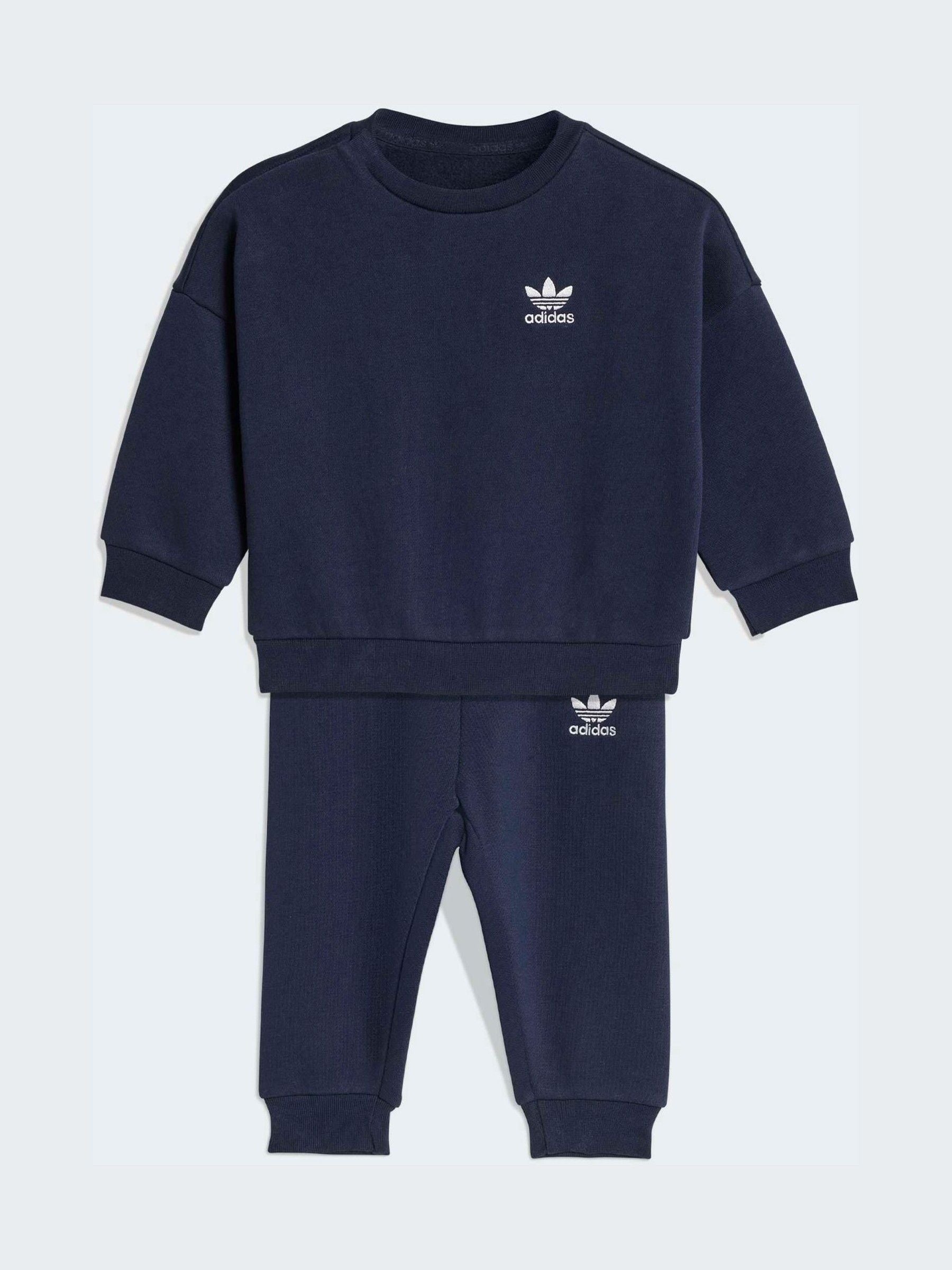 adidas Originals Navy Oversized  Sweatshirt  and Jogger Infant Set image 1
