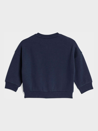 adidas Originals Navy Oversized  Sweatshirt  and Jogger Infant Set image 6