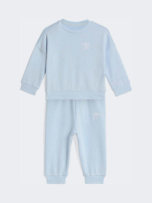 adidas Originals Blue Oversized Sweatshirt and Jogger Infant Set image 1