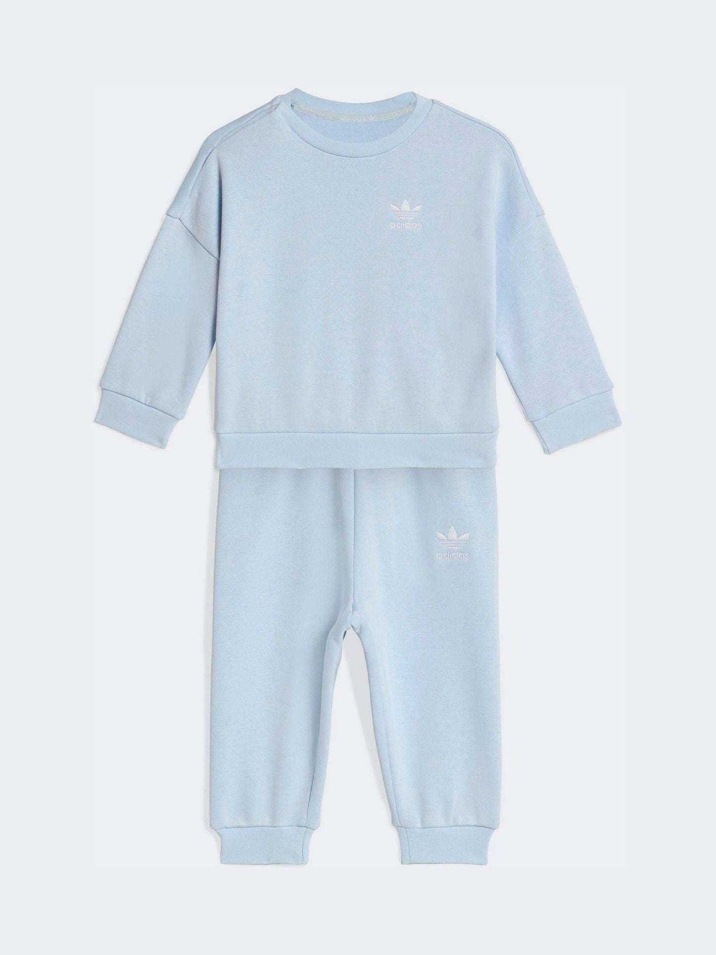 adidas Originals Blue Oversized  Sweatshirt  and Jogger Infant Set image 1